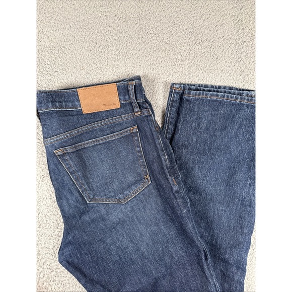 Madewell Other - Madewell Jeans Men's 32x30 (34x30) Blue 1991 Straight Dark Wash Stretch Preppy